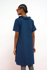 Cargar imagen en el visor de la galería, Vestido Glimpse azul
