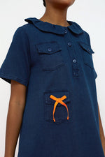 Cargar imagen en el visor de la galería, Vestido Glimpse azul
