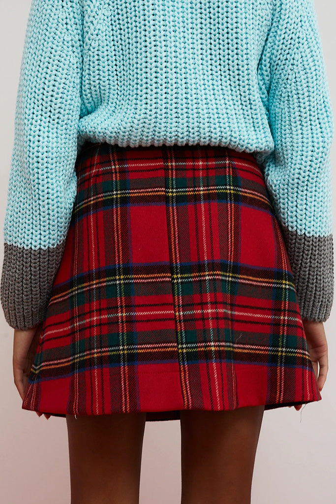 Falda corta Wink rojo