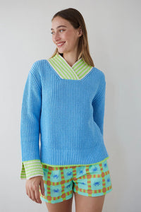 Jersey canale marinero azul